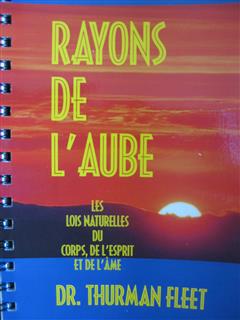 Livre Rayons de l'aube - version française